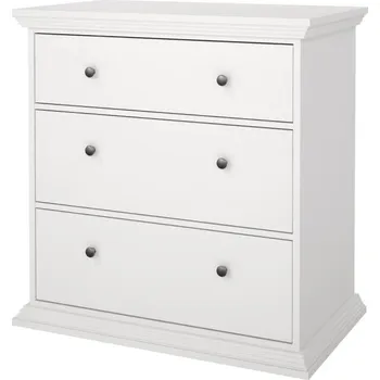 Komoda Šuplíková komoda Norby 331 Bílá Doprava ZDARMA.