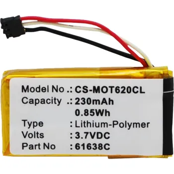 Baterie pro mobilní telefon Baterie Cameron Sino CS-MOT620CL pro Motorola Motoactv - neoriginální