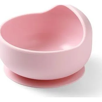 dětská miska BabyOno Silikonová miska s přísavkou Růžová