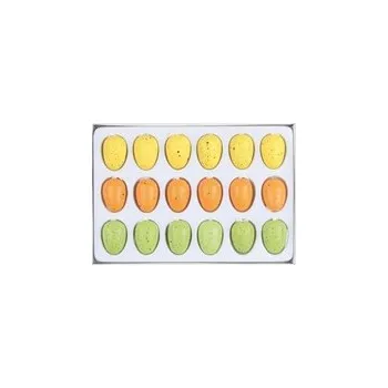 Velikonoční dekorace Vejce dřevěné 18 ks