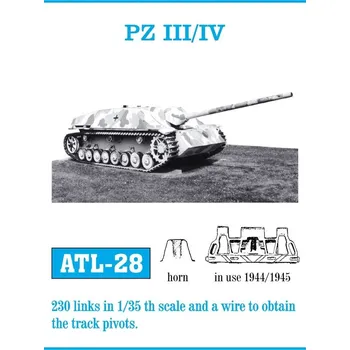 Plastikový model 1/35 ATL-028 PZ III/IV - Friul Model