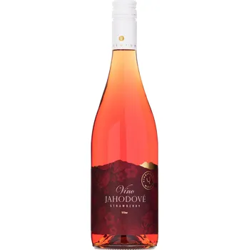 Víno Miluron Jahodové víno 11,5% 0,75l