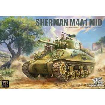 Plastikový model Border Model 1/35 Sherman M4A1 mid