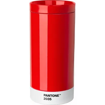 Termohrnek Červený kovový termohrnek Pantone Red 2035 430 ml