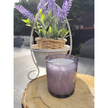 Svíčka Santini Vonná svíčka Lavender & Citronela, 140 g