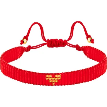 Náramek Náramek s prvky ze žlutého zlata a korálky - AP535-2234