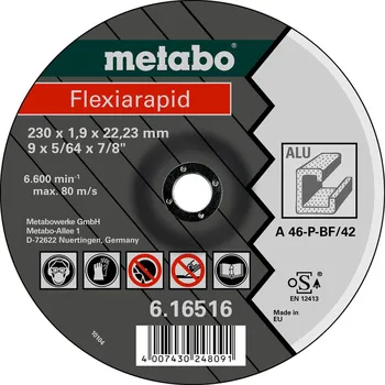 Řezný kotouč Metabo Flexiarapid Řezný kotouč 125 x 2,5 x 22,23 hliník, TF 41 616513000 free_store_pickup