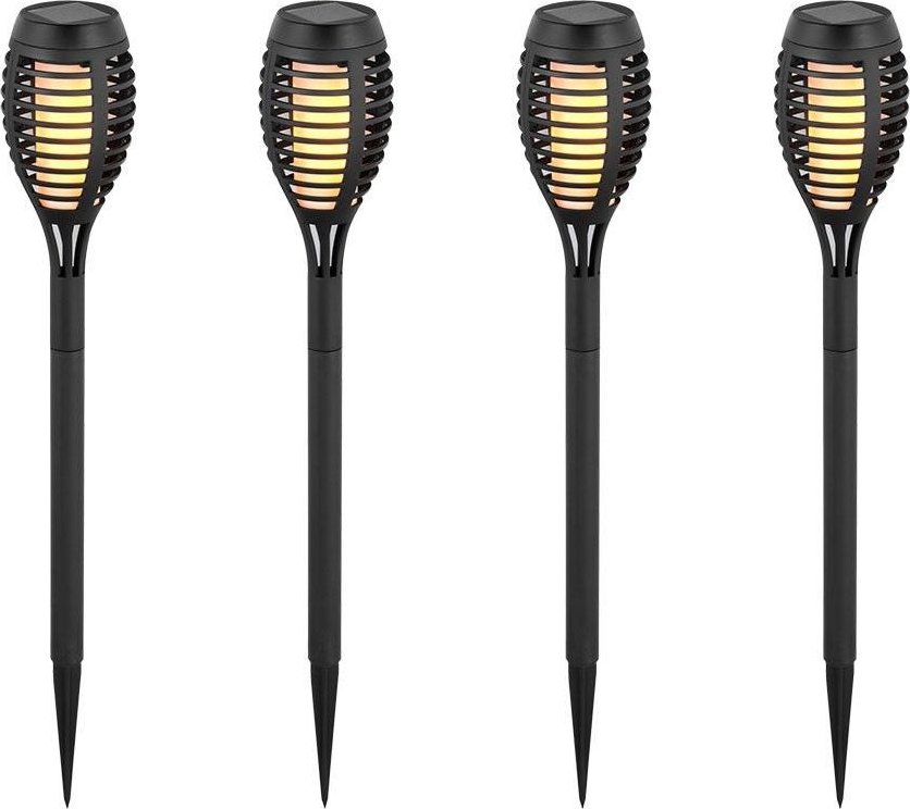 Solární zahradní LED svítidlo zapichovací s imitací plamene 1W, balení 4ks - LED Solution - 8689 - 8689