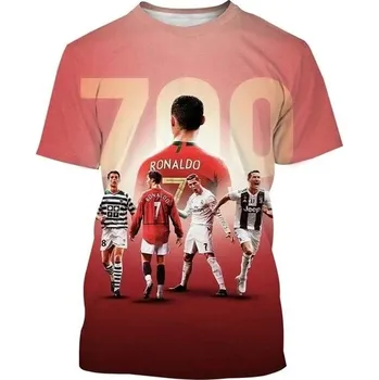 Pánské tričko TRIČKO s 3D potiskem Cristiano Ronaldo (S-6XL) Barva: fkj-0227-103, Velikost: 6XL