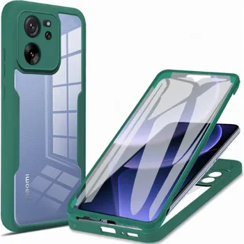 Pouzdro na mobilní telefon Beweare 360 oboustranný TPU kryt na Xiaomi Redmi 13C 4G / Poco C65 - zelený