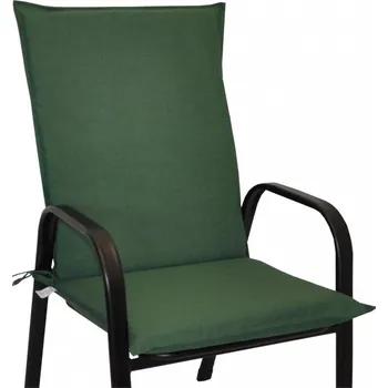 Podsedák Polstr na křeslo z tahokovu UNI látka tmavě zelený melír