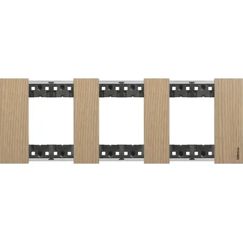 vypínač a zásuvka Rámeček BTICINO KA4802M3LM 2+2+2M DUB KA4802M3LM
