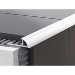 Ukončovací profil s přepážkou – oblý 10mm/2,5m bílý