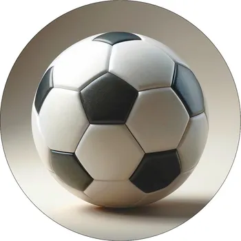 Jedlá dekorace na dort Jedlý papír fotbalový míč