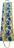 Acra Plážová podložka L01/1 180 x 50 x 1,5 cm, květiny/žlutá