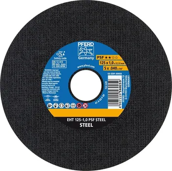 Řezný kotouč Dělicí kotouč, vypouklý a46pps 125x2,4mm pferd eh 125-2,4a46ppsf
