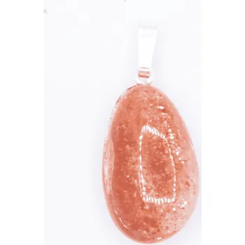 Šperk Milujeme Kameny Sluneční kámen - tromlovaný kámen - stříbrný přívěsek – VADA VAD228 430587