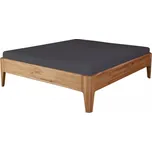 Manželská postel FANTAZIE bez čela, 180 cm, dub nature