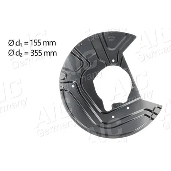 Brzdový kotouč Ochranný plech proti rozstřikování, brzdový kotouč A.I.C. 55909