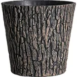 Nohel Garden Květník WOODEFF RUSTIC walnut dekor dřevo d30x38cm