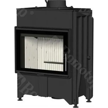 Krbová vložka KV DYNAMIC B2G 66.50.01 - rovná, zadní přikládání, dvojité prosklení (Romotop)