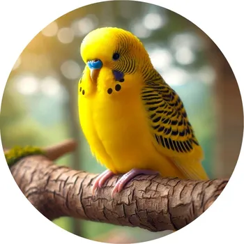 Jedlá dekorace na dort Jedlý papír andulka