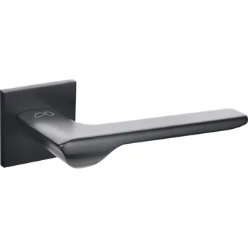 Dveřní kování Infinity Line Linea SLIM černá KLIN S B00 - rozetové kování