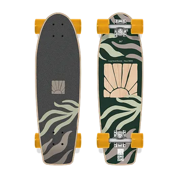 Longboard Long island longboard Organic Cruiser 26" | Černá | Velikost skate 26"