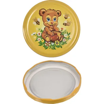 Víčko T.O. 82 Paster - potisk méďa RTS MO