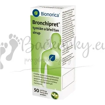 Lék na kašel, rýmu a nachlazení Bronchipret s tymiánem a břečťanem sirup sir (lék.skl.) 1x50 ml