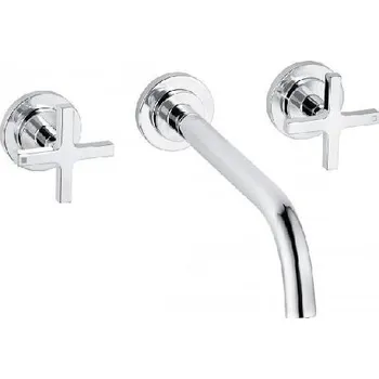 Vodovodní baterie Kludi Nova Fonte - Umyvadlová baterie pod omítku, 3-otvorová instalace, chrom 201460520