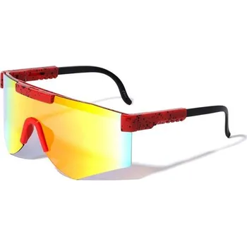 SHIELD SHIELD sportovní zrcadlové sluneční brýle Oranžové Olympic eyewear 97k-cube