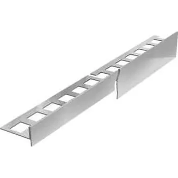 Stavební profil ACARA KP4 spádová lišta, spád levá, nerez V2A kartáč, 11 mm/1,5 m