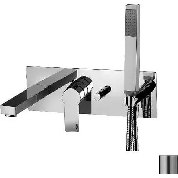 Vodovodní baterie Paffoni Tango - Vanová baterie pod omítku s příslušenstvím a tělesem, nerez TA001ST