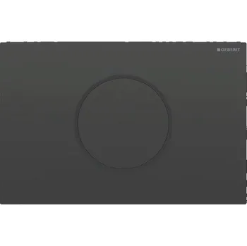 Geberit Sigma10 - Elektronické ovládání splachování, bateriové napájení, černá 115.909.DW.6