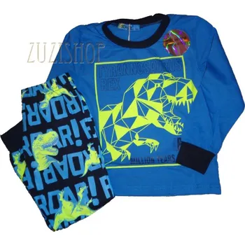 Chlapecké pyžamo s dinosaurem Kugo vel. 98 modrá