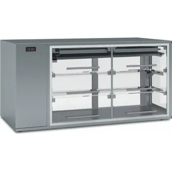 Stolní chladící vitrína BLOCK 1300 samoobslužné výklopné plexi, vestavěný agregát vpravo Sleva 7137Kč