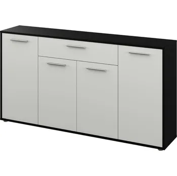 Komoda MOB Komoda Tempo Kondela Lunea (černá + bílá)