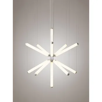 Brokis PURO SPARKLE 1000 závěsné svítidlo Barva skla: triplex opál, Povrch montury a baldachýnu: kov - černý matný komaxit, Barva el. vedení: textilní kabel - bílý