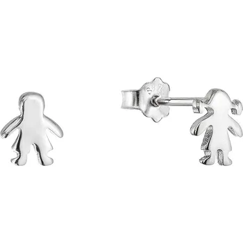 Náušnice EVOLUTION GROUP CZ Stříbrné náušnice postavičky - 61025