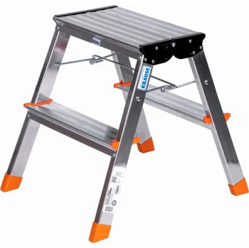 Schůdek Krause skládací schůdky Treppy stříbrné