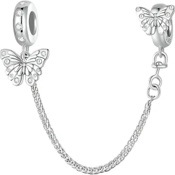 Přívěsek NUBIS® Stříbrný bezpečnostní řetízek na náramek - S0028