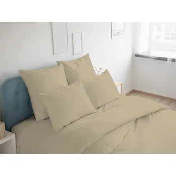 Povlečení Stella Ateliers Ložní povlečení JOY karamel Povlečení: povlak 40x40cm s výšivkou