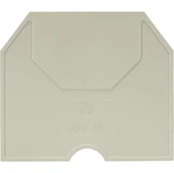 modulární přístroj a rozvaděč WIELAND Přepážka APN 10 koncová 07.311.6655.0