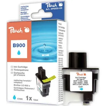 Počítač PEACH Brother B900, DCP-110C, cyan, LC-900c