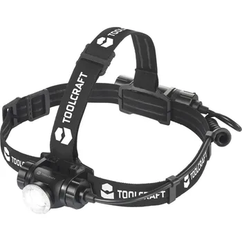 Svítilna TOOLCRAFT TO-7838472 SMD LED čelovka, napájeno akumulátorem, 1000 lm, 5.5 h, TO-7838472