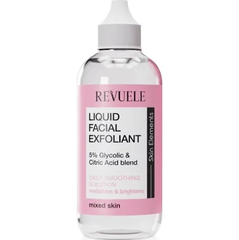Pleťový peeling Revuele Liquid Facial Exfoliant 5% Glycolic + Citric Acid blend exfoliační peelingové sérum pro smíšenou pleť 125 ml