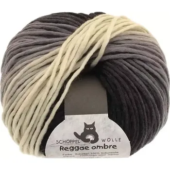 Příze Schoppel Wolle Reggae ombré 1508 Schatten (Příze merino Reggae ombré 1508 Schatten)