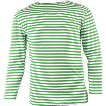 Pánské tričko Triko námořnické MARINE dl.rukáv ZELENÉ ZELENÁ - OLIV 50