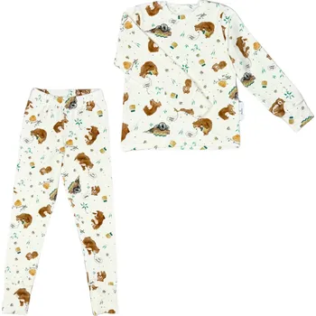 Dívčí mikina Mimilove Dlouhé&nbsp;pyžamko vel. 6-9 let Méďa